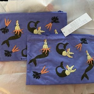 Baggu flat pouch + go pouch